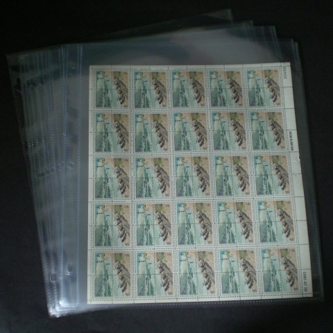 Supersafe Clear Mint Sheet Page. This is a toploading clear polypro page for all
